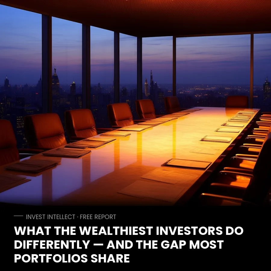 Invest Intellect advertisement about the allocation gap in private portfolios.