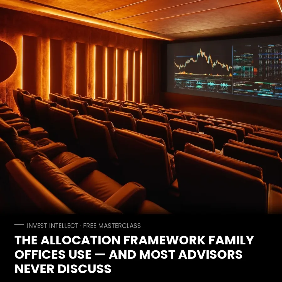 Invest Intellect advertisement for the allocation masterclass.